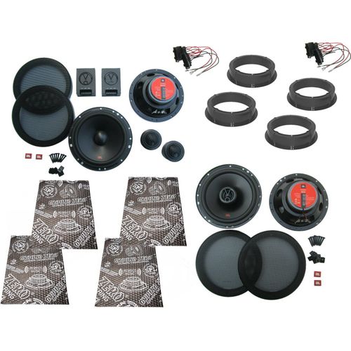 JBL Lautsprecher Komplett Set für VW T-Roc Tür Vorne hinten Dämmmung 510 Watt