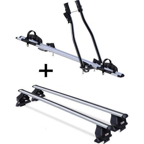 Fahrradträger SAGITTAR + Dachträger Menabo Tema kompatibel mit Chevrolet Matiz 2005-2009