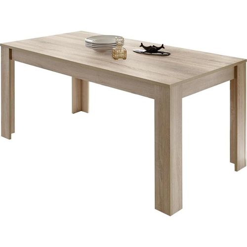 Tisch 180x90cm mit Holzbeinen, Kollektion SHOW, Farbe Sonoma-Eiche