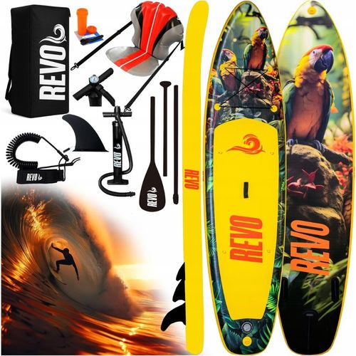 Sup 320Cm Aufblasbares Brett Mit Sitz, Paddel Und Revo Waikiki Abdeckung