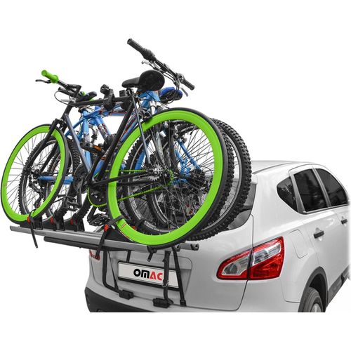 Menabo Fahrradträger 3 Fahrräder für Toyota Verso 2009-2018 Alu Schwarz Silber