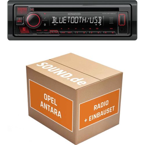 Autoradio Einbaupaket Kenwood KDC-BT460U passend für Opel Antara | Bluetooth USB