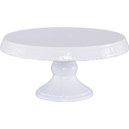 Birkmann Tortenplatte , Weiß , Keramik , rund , 15 cm , Tischkultur & Servieren, Servierplatten