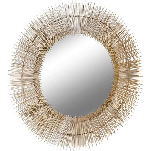 Wandspiegel , Gold , Metall, Glas , 3 cm , Spiegel, Wandspiegel