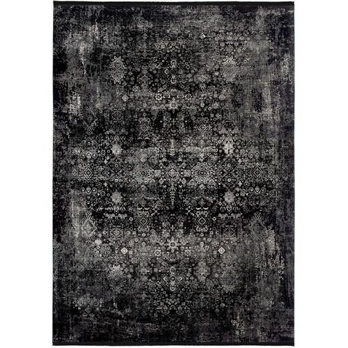 Dieter Knoll Webteppich Calais , Grau, Schwarz , Textil , rechteckig , 120x180 cm , in verschiedenen Größen erhältlich , Teppiche & Böden, Teppiche,