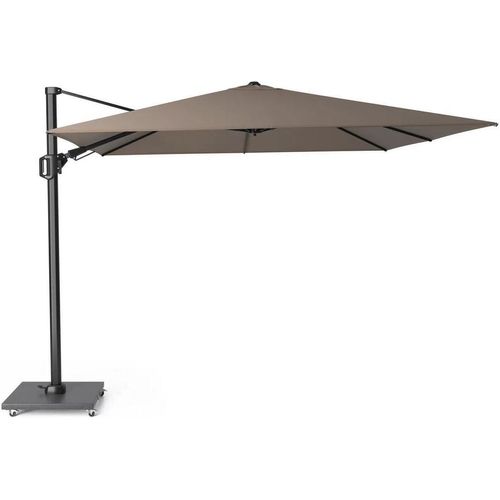 Ampelschirm Cartagena T2 Premium 300 x 300 x 265 cm inkl. Keramikplatte Polyacryl Braun