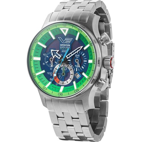 Vostok Europe VR42-595A733-B Herren-Solaruhr Expedition North Pole Polar Spruce