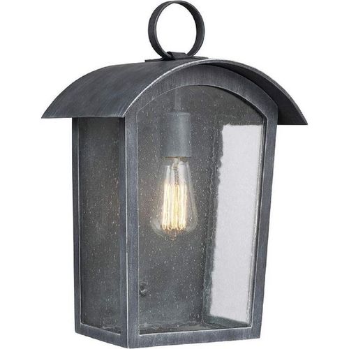 Casa Padrino Luxus Außenwandleuchte Schwarz H. 41,3 cm - Luxus Außenbeleuchtung
