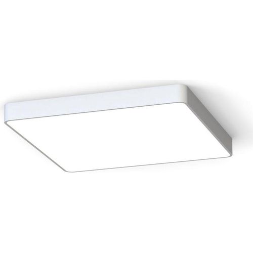 Deckenlampe Aluminium 63 cm breit Weiß eckig 3000 K warmweißes Licht 1700 lm Modern