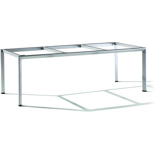 Tischgestell >Freesystem< in Graphit, Aluminium - 220x74x100cm (BxHxT)