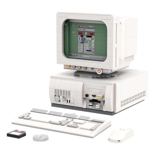Pantasy Retro-computer-bauspiel 24 Cm Durchsichtig Durchsichtig One Size