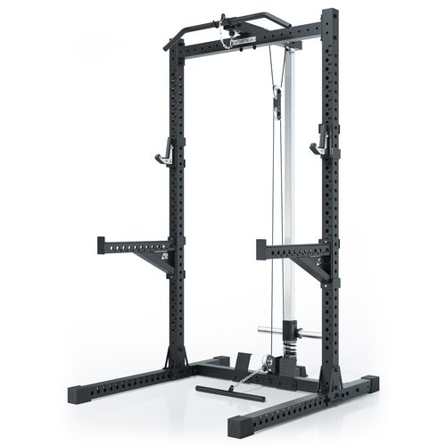 ATLETICA R7 Rider | Plate Load Version | 223 cm Höhe | Squat Rack mit integriertem Latzug