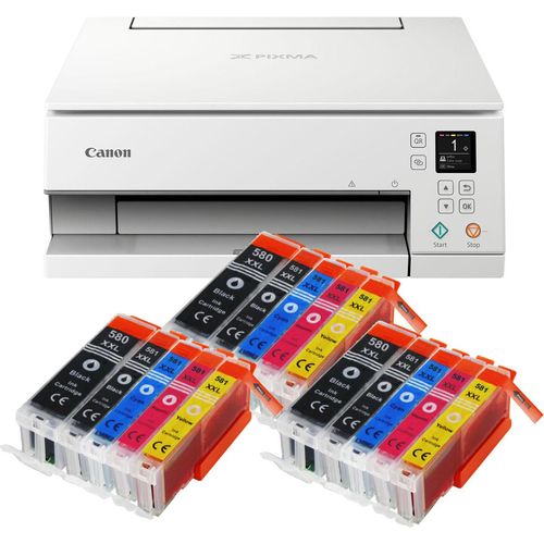 Canon Pixma TS6351a Multifunktionsdrucker mit 15 XXL Patronen
