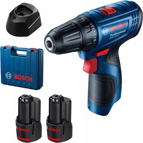 Bohrmaschine/Schrauber Bosch Gsr 120-Li 12V 30Nm 2-Speed 2X2.0Ah Mit Kit