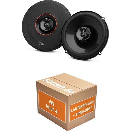 Lautsprecher Boxen Einbaupaket vorne JBL Club3 64 passend für VW Golf 4 + Kompaktwagen | 180W MAX hoher Wirkungsgrad