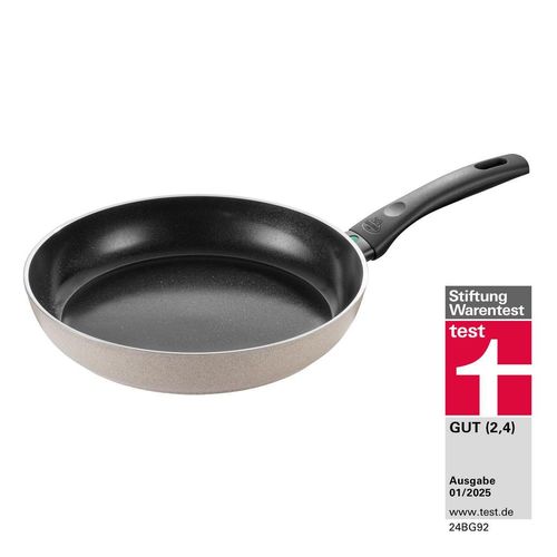 Ballarini Bratpfanne Ledro, Schwarz, Beige, Metall, rund, antihaftbeschichtet, Kochen, Pfannen, Bratpfannen