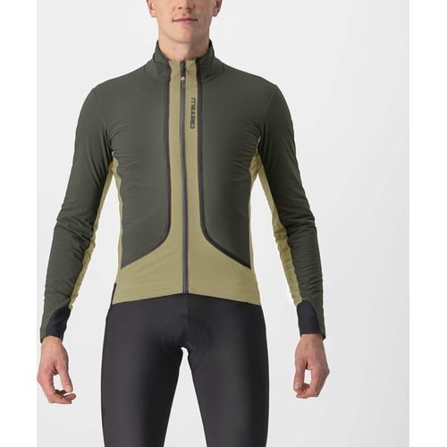 CASTELLI Fahrrad-Thermojacke - FLIGHT AIR - Grün XL