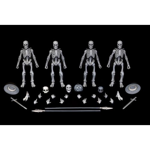 Graveyard Skeletons Actionfiguren 4er-Pack