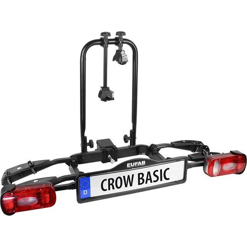 EUFAB Fahrradträger CROW BASIC für Anhängerkupplung starr 2 (11569)
