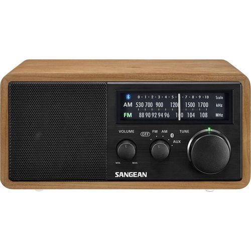 Sangean wr-11 bt+ haselnuss analoges Tischradio