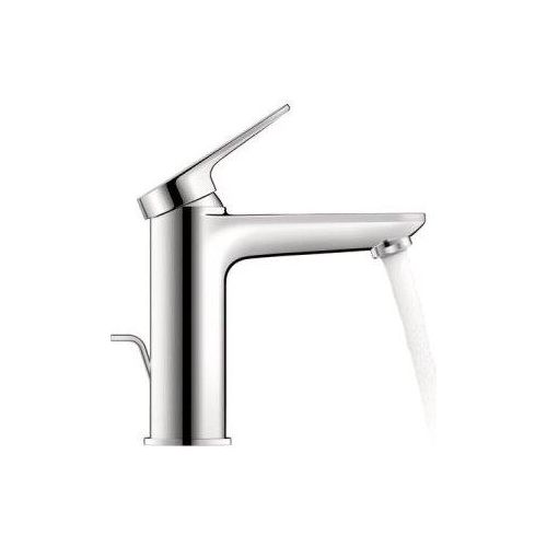 Duravit Wave wastafelkraan met trekwaste chroom hoogglans