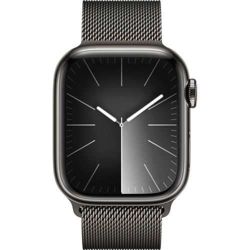 Apple WATCH Series 9 41mm GPS+Cellular Edelstahlgehäuse Graphit Milanaisearmband Graphit
