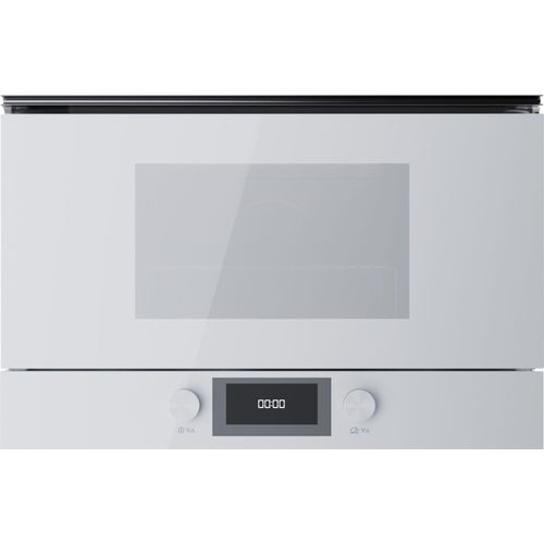 Mikrowelle mit 6 Funktionen und Grill - 38 cm Nischenhöhe und Türanschlag links, Weiß
