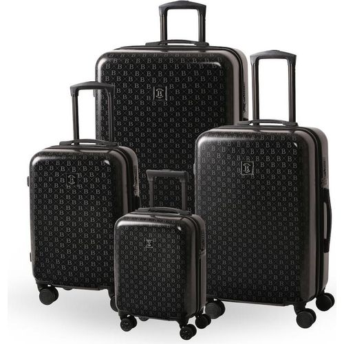 Reisekoffer BERTOO Torino - schwarz/schwarz Set 4in1