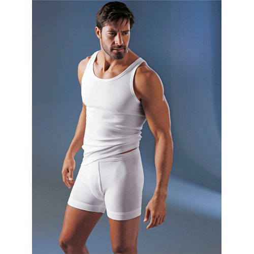 Slip CONTA, Herren, Gr. 8, Feinripp, weiß, 100% Baumwolle, Unterhosen