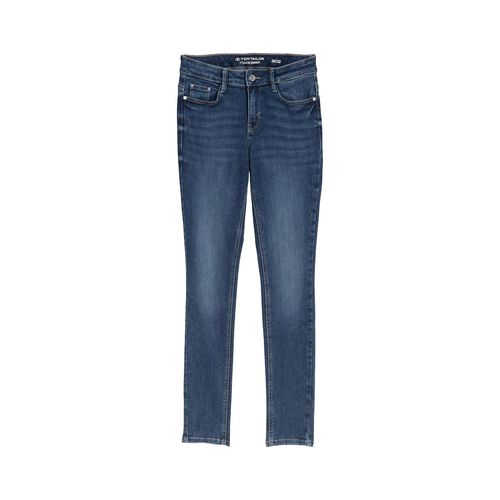 TOM TAILOR Damen TTLUCIE SKINNY Jeans, blau, Uni, Gr. 30/30