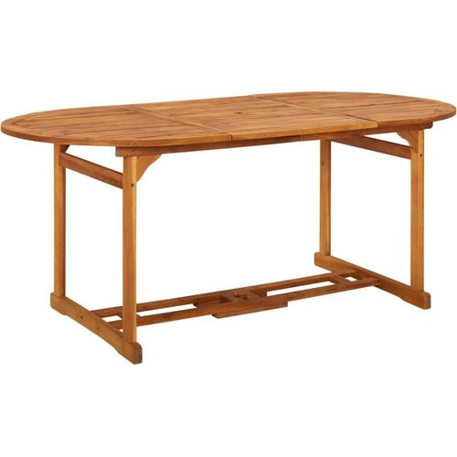 Garten-Esstisch 180x90x75 cm Massivholz Akazie