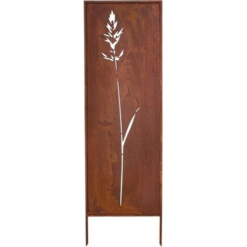 Kapaga - Edelrost Sichtschutz Garten Deko Cnc Strauch Garten Platte 160 X 50 Rost