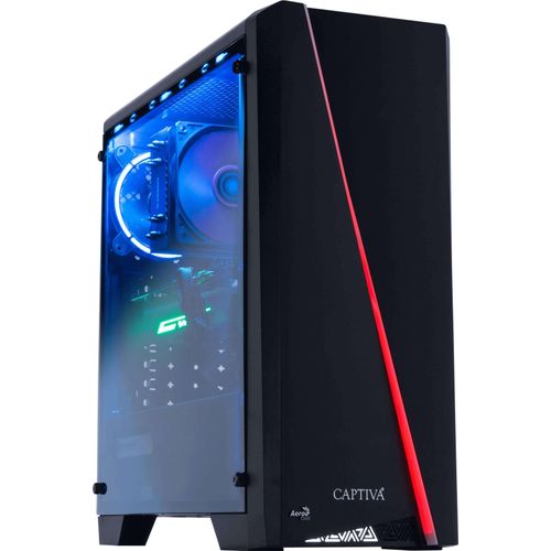 Captiva PC Highend Gaming R91-826 | AMD Ryzen 5 5500 | 16GB DDR4 RAM | Radeon RX 7800 XT 16GB | 500 GB SSD | Windows 11 Home