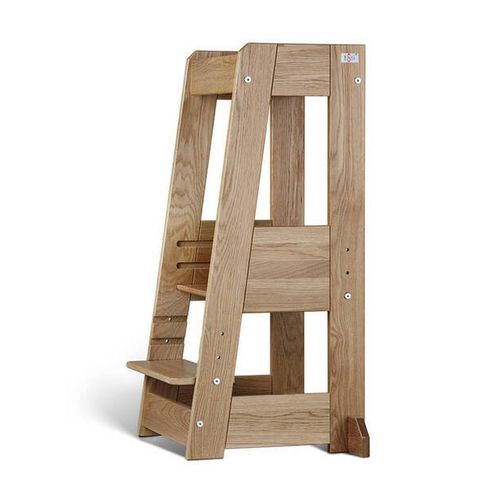 tiSsi Lernturm Felix , Eiche , Holz , Eiche , massiv , 40x91x45 cm , Made in Europe , Babymöbel, Hochstühle & Zubehör, Lerntürme