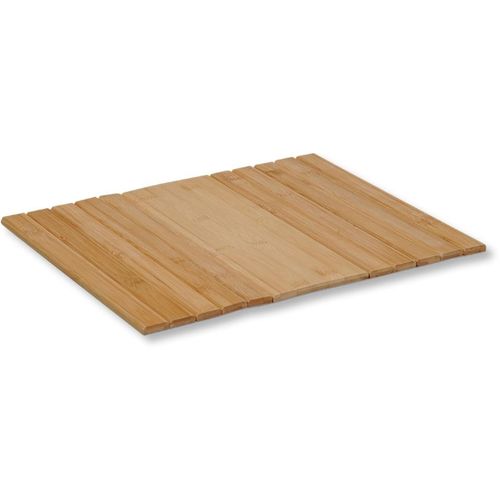 Tablett KESPER, beige (natur), B:42cm H:0,8cm L:34cm, Bambus, Tabletts, flexibles Sofatablett