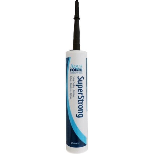 Aquaforte Teichkleber 10 x 290 ml Super Strong schwarz MS Polymer Teich Filter Kleber