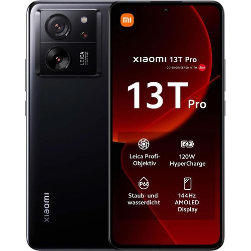 13T Pro 5G 12GB + 512GB Black Smartphone