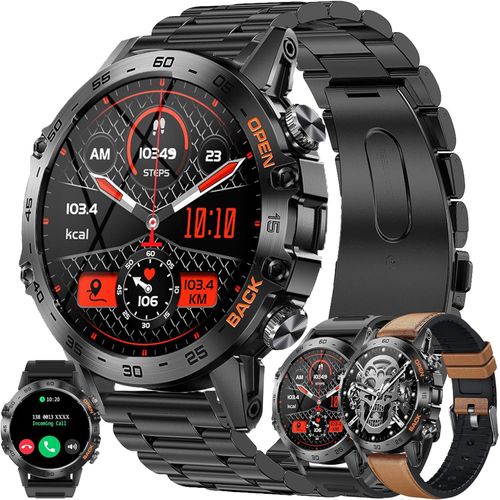 Smartwatch Herren mit Telefonfunktion, 1.39