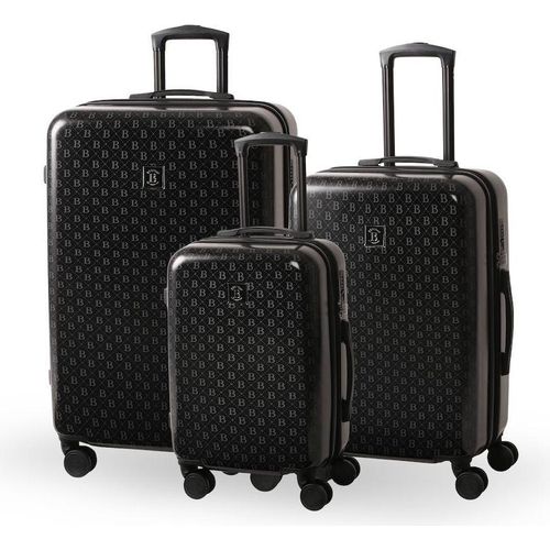 Reisekoffer BERTOO Torino - schwarz/schwarz Set 3in1