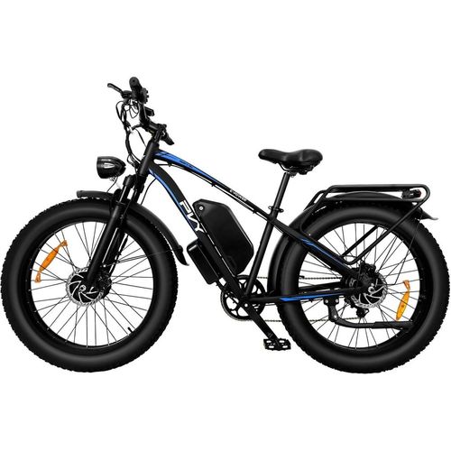 PVY MAX26 FT E-Bike 250W*2 Motor 48V30AH Akku 26-Zoll-Reifen Hydraulic Disc Brake - Schwarz