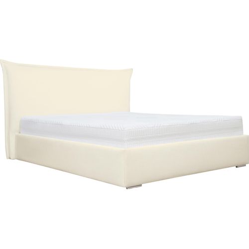 MEBLITO Polsterbett Doppelbett Hovland Bettkasten Schlafzimmer Bett 200x200 cm Run Again 01 – Creme