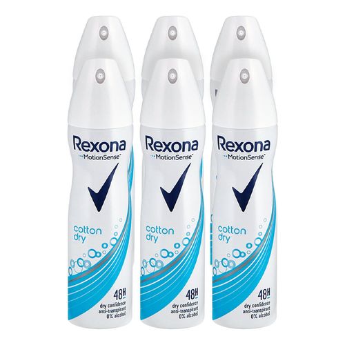 Rexona Deospray Cotton Dry 150 ml, 6er Pack