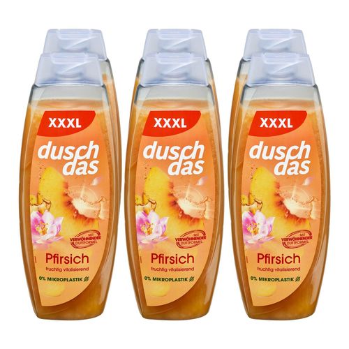 duschdas Duschgel Pfirsich 675 ml, 6er Pack