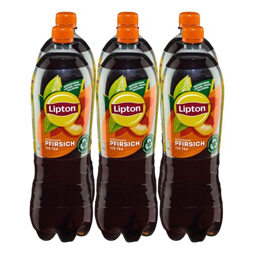 Lipton Eistee Pfirsich 1,25 Liter, 6er Pack