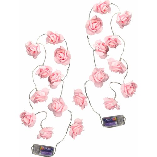 LED-Lichterkette I.GE.A., rosa, Ø:6cm, Lichterketten