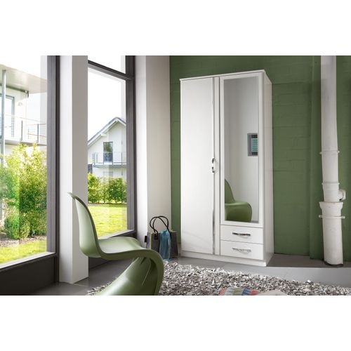 Kleiderschrank WIMEX "Duo", weiß, B:90cm H:198cm T:58cm, Schränke, Kleiderschrank