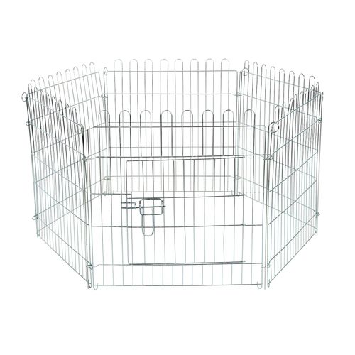 Kerbl Freilaufgehege 6-eckig Gehege für Kleintiere, 56,5x56,5 cm