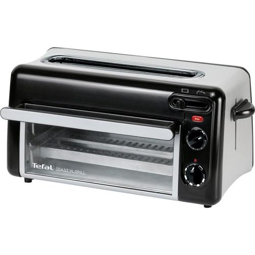 Tefal Toast n Grill TL6008 Toaster und Mini Backofen 2in1 energiesparend Leistungsstark Küchenhelfer