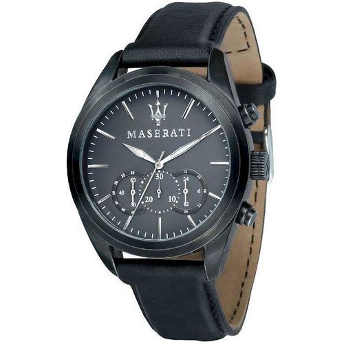 MASERATI Uhr WATCH TRAGUARDO - Schwarz - Dunkelgrau - Schwarz/ 45 mm, R8871612019