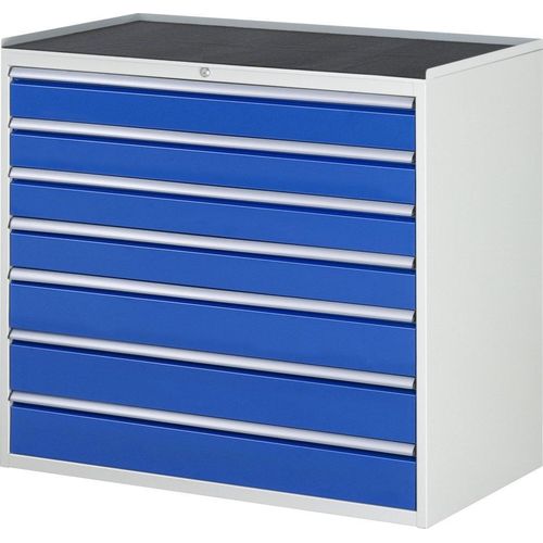 Rau Schubladenschrank m. Anti-Rutsch-Matte 7 Schubl.-XXL 4x120 3x150mm